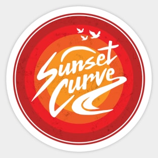 Sunset Curve Sticker